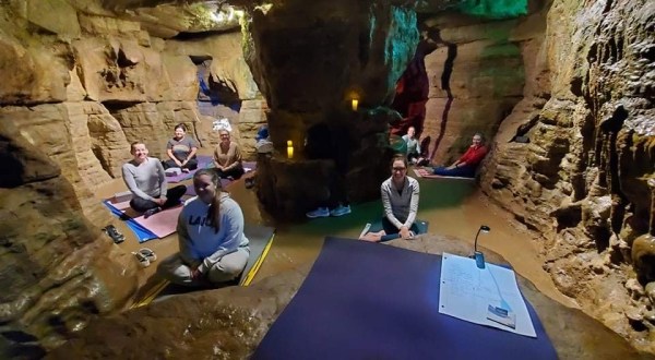 Visit Olentangy Caverns In Ohio For A One-Of-A-Kind Cave Yoga Class You Won’t Soon Forget
