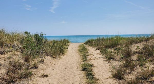 Follow A Sandy Path To The Waterfront When You Visit Illinois Beach State Park In Illinois