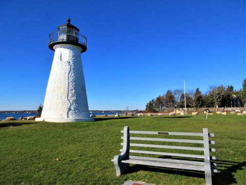 Spend Time Relaxing At A Scenic Park That's Also Home To Ned's Point Lighthouse In Massachusetts