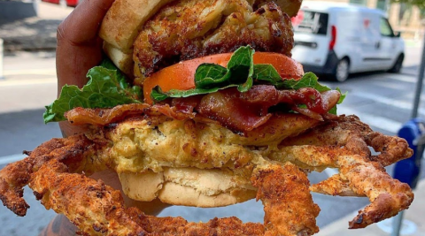 The Colossal Crab Sandwich At This Maryland Restaurant Belongs On Your Foodie Bucket List