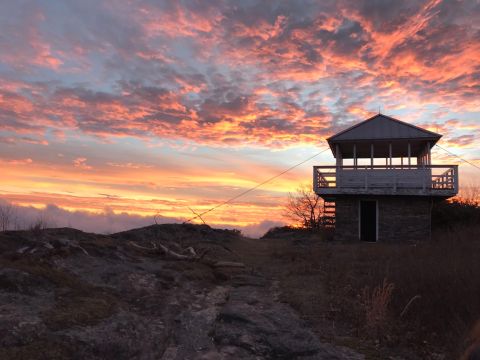 One Of The Toughest Hikes In North Carolina Leads To A Weathered Fire Tower High Atop Yellow Mountain