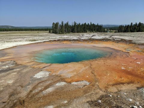 Midway Geyser Basin Trail In Wyoming Leads To One Of The Most Scenic Views In The State