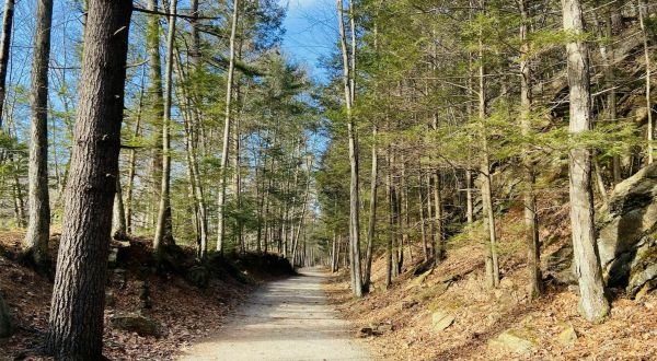 Hike Along An Old Railroad On The Grand Trunk Trail In Massachusetts