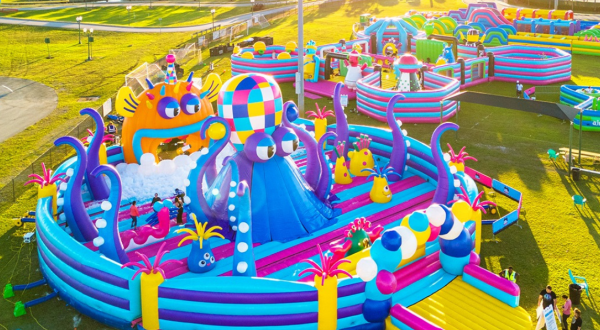 The World’s Largest Bounce House Is Heading To Northern California Very Soon