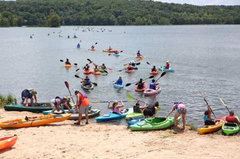 The Best Kayaking Lake In Oklahoma Is One You May Never Have Heard Of