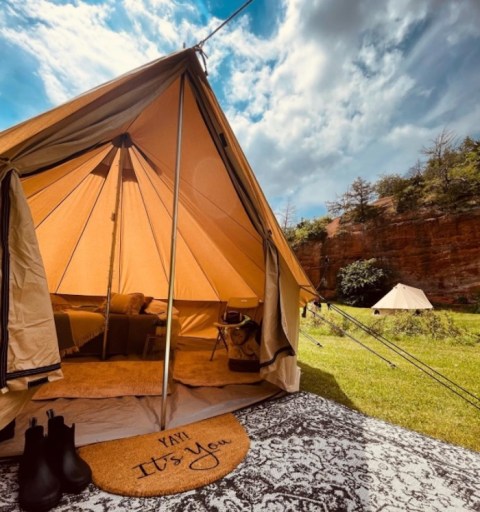 The New Glamping Experience At Red Rock Canyon Adventure Park In Oklahoma Is So Darn Cute