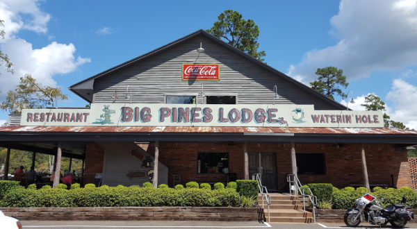 After A Day Of Paddling On Texas’ Caddo Lake, Dock Your Boat At Big Pines Lodge For A Hearty Meal