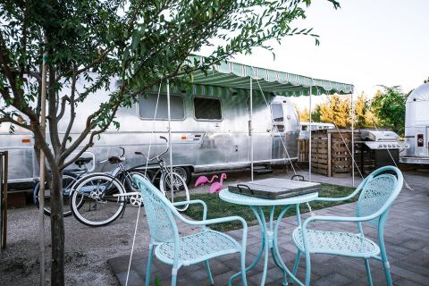 Arizona's New Glampground Getaway, The Cozy Peach, Is Truly One Of A Kind