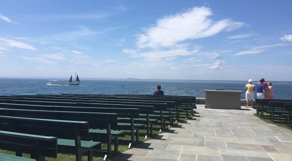 Overlooking The Gulf Of Maine, This Picturesque Chapel Is A Peaceful Place For Fresh Air