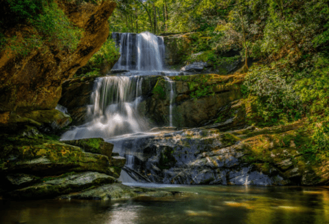 The Plunge Pool At Little Bradley Falls In North Carolina Is Perfect For A Summertime Swim