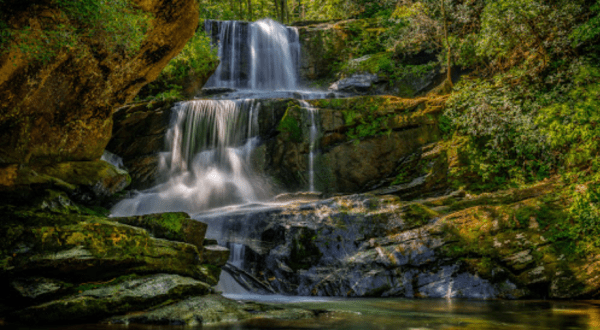 The Plunge Pool At Little Bradley Falls In North Carolina Is Perfect For A Summertime Swim