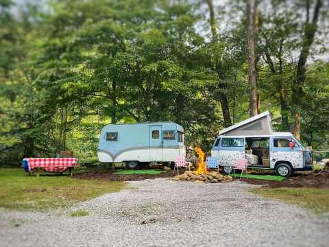 Stay The Night In A Vintage VW Camper Van At Camp Holly In West Virginia