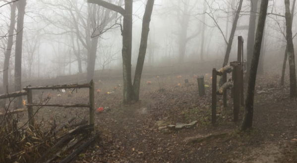 The Story Behind This Ghost Town Cemetery In Arkansas Will Chill You To The Bone