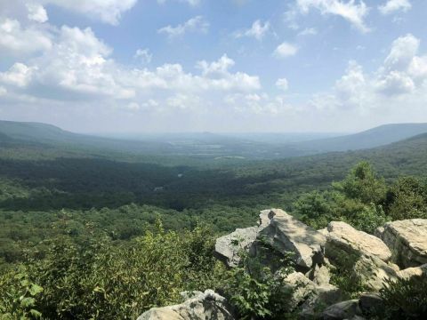 Boulder Fields Lead To Sweeping Views On The River Of Rocks Trail In Pennsylvania