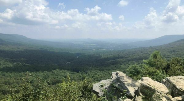 Boulder Fields Lead To Sweeping Views On The River Of Rocks Trail In Pennsylvania