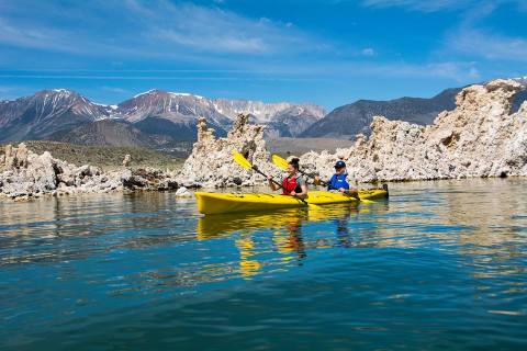 Paddle Past Tufa Towers On An Ancient Lake In Northern California With A Guided Kayak Tour