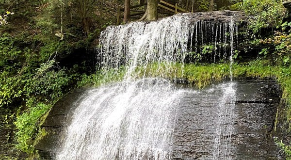 Marvel At Three Waterfalls Along A Short But Sweet Trail At Buttermilk Falls Natural Area Near Pittsburgh