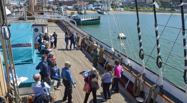 Walk The Decks Of Historic Ships At This Magnificent Maritime Historical Park In Northern California