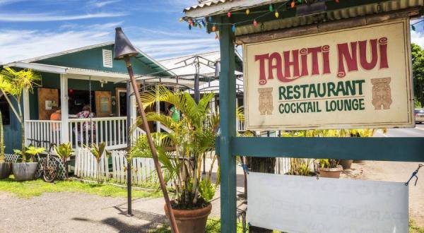 Sink Your Toes In The Sand At Tahiti Nui, A Tiki Bar In Hawaii