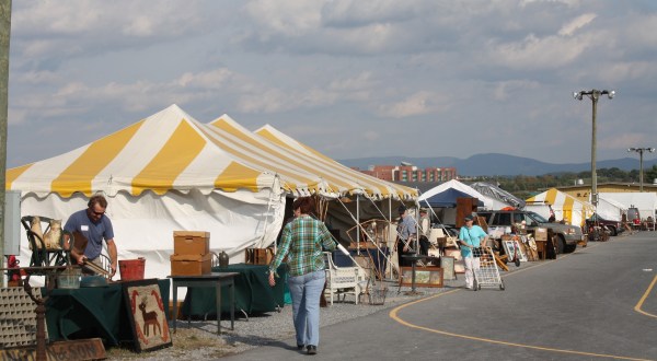 People Travel From All Over The State To Attend The Fishersville Antiques Expo In Virginia