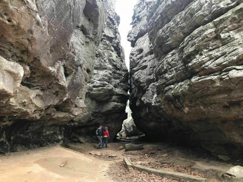 Walk Through ¼ Mile Of Rock Formations At Arkansas’ Petit Jean State Park