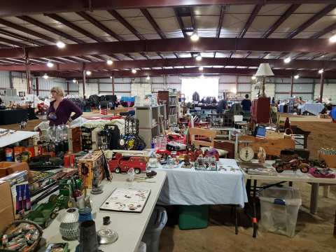 People Travel From All Over The State To Attend The Jackson Antique And Flea Market Show In Michigan