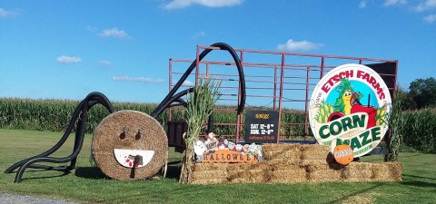 Drink Cider Slushies, Enjoy A Hay Ride And Explore A Corn Maze Experience At This New Jersey Farm