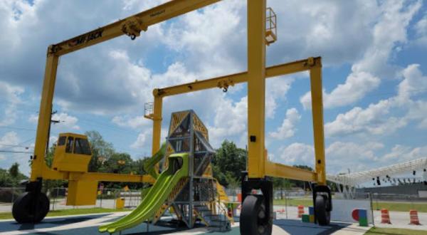 Kids And Kids At Heart Will Love Arkansas’ Newest Park, Railyard Park      