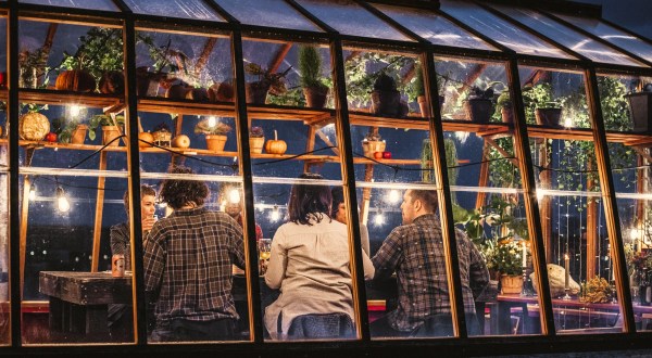 Sip Hard Cider In A Cozy Greenhouse When You Make The Trip To Virtue Cider In Michigan