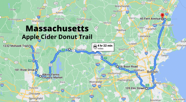 Treat Your Taste Buds To A Fall Adventure Along This Apple Cider Donut Trail In Massachusetts