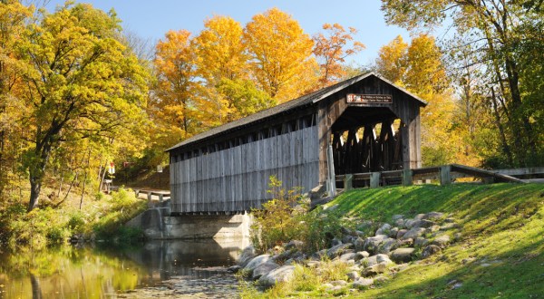 Here Are 4 Of The Most Beautiful Covered Bridges To Explore Around Detroit This Fall