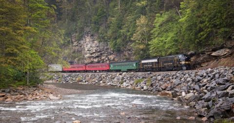 This West Virginia Train Ride Is The Most Breathtaking Way To Chase A Waterfall