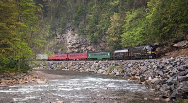 This West Virginia Train Ride Is The Most Breathtaking Way To Chase A Waterfall