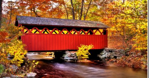 Here Are 7 Of The Most Beautiful Connecticut Covered Bridges To Explore This Fall