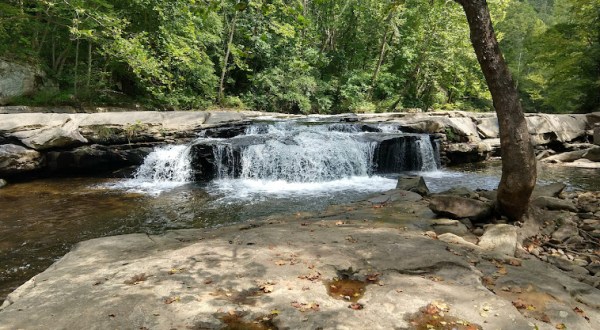 Paint Creek Falls Is An Out-Of-The-Way Waterfall Hiding In The West Virginia Forest
