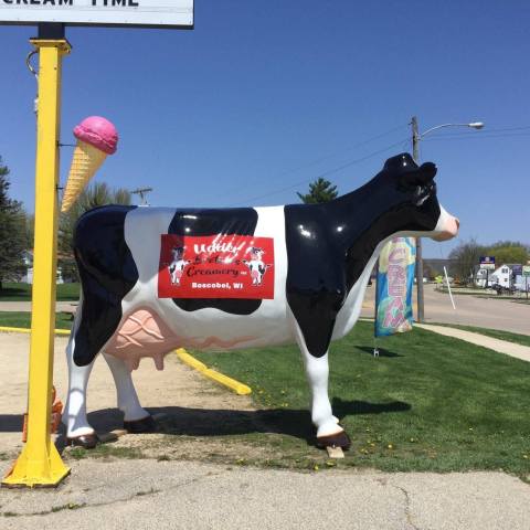 See Adorable Animals And Sample 24 Flavors Of Ice Cream At The Udder Brothers' In Wisconsin