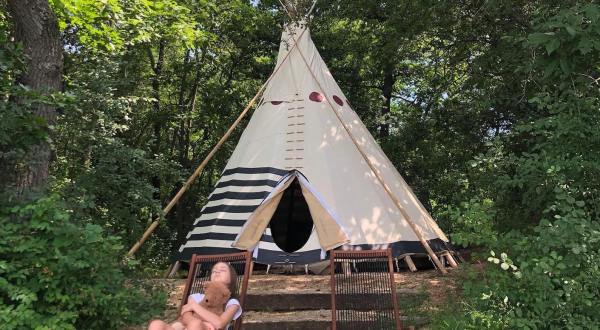 Spend The Night Under A Rustic Canvas Tent At This Unique Wisconsin Campground