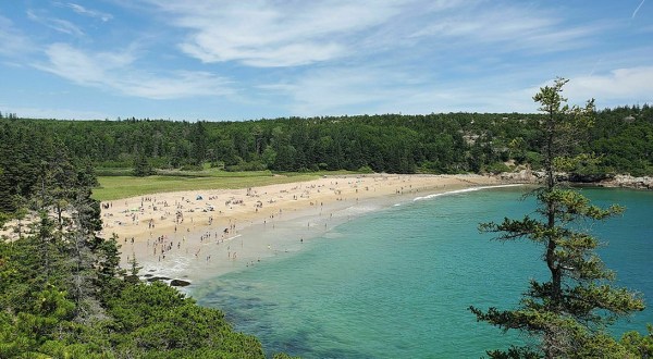 The Thunder Hole to Sand Beach Loop In Maine Takes You From The Rocky Coast To The Sandy Beach And Back