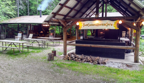There's A Sunflower-Themed Cafe At This Montana Campground, And It's Heavenly