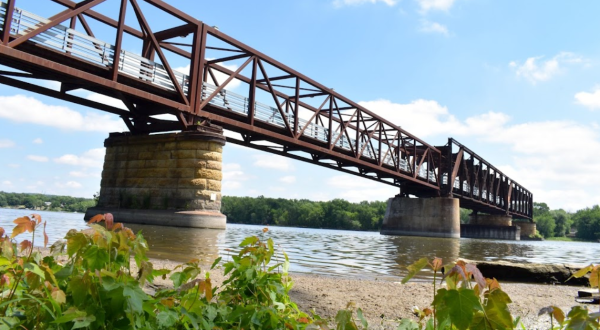 Rock Island Swing Bridge Is A Piece Of Minnesota History With A Beautiful View Of The Mississippi River