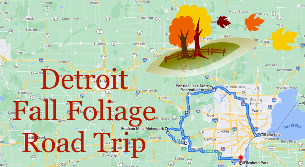 You’ll Want To Take This Gorgeous Fall Foliage Road Trip Around Detroit This Year