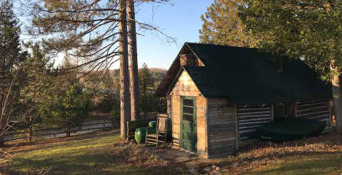An Overnight Stay At This Secluded Cabin In Michigan Costs Less Than $100 A Night And Will Take You Back In Time