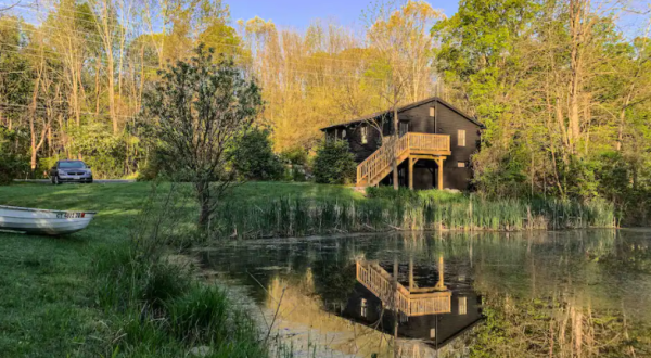 Relax By Your Own Private Pond In This Chic And Stylish New Jersey Cottage