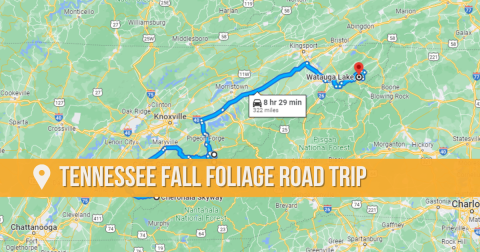 Take This Gorgeous Fall Foliage Road Trip To See Tennessee Like Never Before