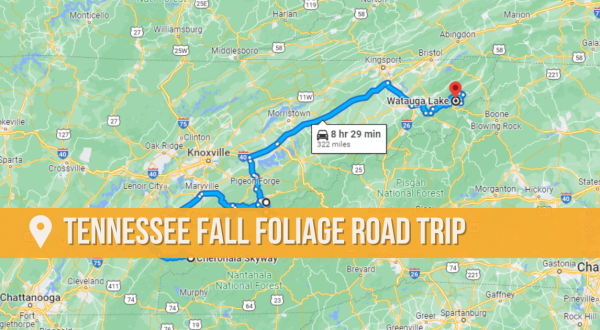 Take This Gorgeous Fall Foliage Road Trip To See Tennessee Like Never Before