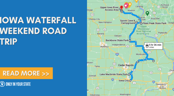 Here’s The Perfect Weekend Itinerary If You Love Exploring Iowa’s Waterfalls