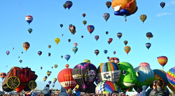 Don’t Miss The Biggest Hot Air Balloon Festival In New Mexico This Year, Albuquerque International Balloon Fiesta