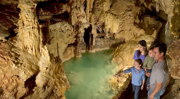 There’s An Underground Creek In This Texas Cave And The Water Is A Mesmerizing Blue
