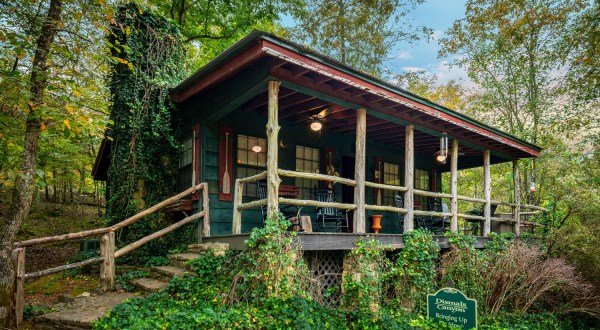 Book A Stay At One Of These Two Cozy Cabins That Are Nestled In An Alabama Canyon