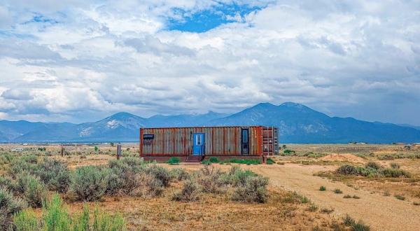 Spend The Night In A Shipping Container That Is Now An Airbnb In New Mexico